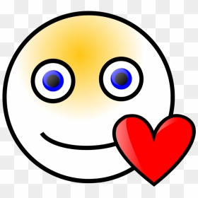 Smiley Face Love Clipart, HD Png Download - heart smiley png