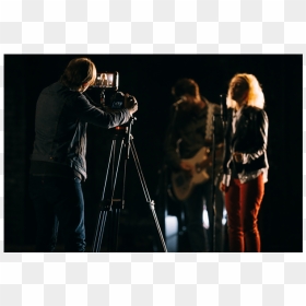 Photo Of The Art Of Making Music Videos Featuring Chris - Photography, HD Png Download - camera with tripod png