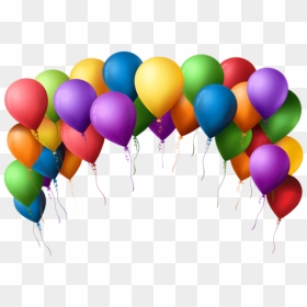 Balloons Background Png - Birthday Balloons Clipart Transparent Background, Png Download - balloon background png