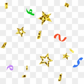 #confetti #multicolor #party #ribbons #ribbon #star, HD Png Download - party ribbons background png