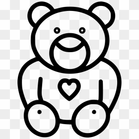 Teddy Bear - Cartoon Teddy Bear Drawing, HD Png Download - teddy bear icon png