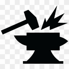 Strength Icon-01 - Hammer And Anvil Symbol, HD Png Download - mechanical icon png