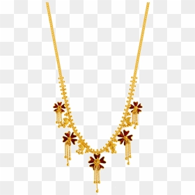 Chandra Jewellers 22k Yellow Gold Neckless - Collection Necklace Pc Chandra, HD Png Download - neckless png
