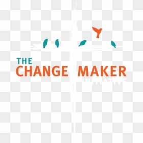 Changemaker Initiative Logo Vertical 3 Color Dark Background - Silk Bank, HD Png Download - ashoka symbol png