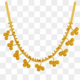 Chandra Jewellers 22k Yellow Gold Neckless - Necklace, HD Png Download - neckless png