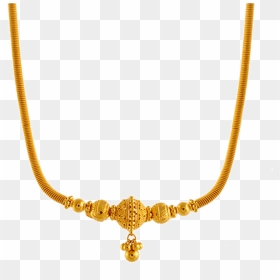 Chandra Jewellers 22k Yellow Gold Neckless - Pc Chandra Jewellers Designs With Price, HD Png Download - neckless png