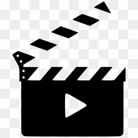 Clapper Cinematography Video Iing - Cinematography Png, Transparent Png - flat video icon png