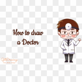 How To Draw A Doctor - Draw A Samoyed Dog, HD Png Download - doctor tools clipart png