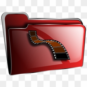 Video Folder - Movies Icon Folder Png, Transparent Png - flat video icon png