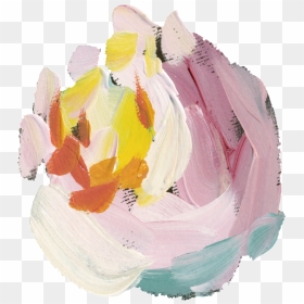 Hand Painted Color Oil Painting Png Transparent - Buttercream, Png Download - color hand png