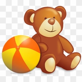Teddy Bear With Ball, HD Png Download - teddy bear icon png