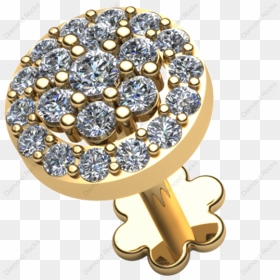 Nose Pin Gold Png, Transparent Png - nose pin png