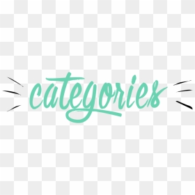 Categories - Blog, HD Png Download - categories png