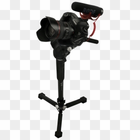 Libec Professional Video Monopod For Free Stand Operations - Video Camera, HD Png Download - camera tripod png