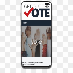 Vote Hands, HD Png Download - vote finger png