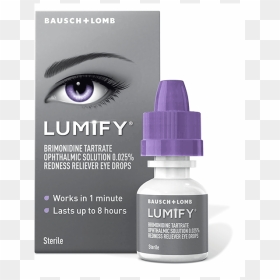 Bausch And Lomb Lumify, HD Png Download - eye drops png