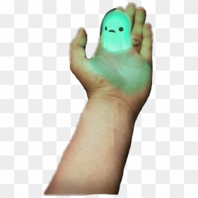 #cute #kawaii #ghost #tumblr #aesthetic #sweet #little - Smiley, HD Png Download - ghost hand png