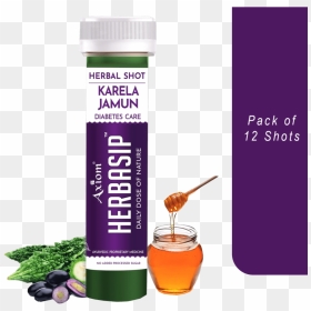 Axiom Herbasip Fat Reduce Juice Shots Pack, HD Png Download - jamun fruit png