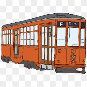 Street Car Clipart, HD Png Download - railway clipart png