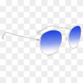 Reflection, HD Png Download - aviator sunglasses png blue