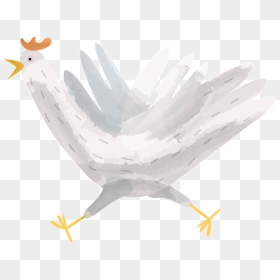 Running Hen Clipart - Eagle, HD Png Download - hen clipart png