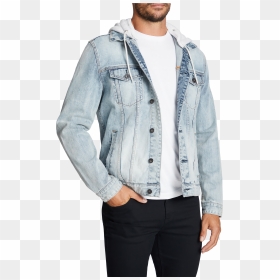 Karter Denim Jacket, HD Png Download - jeans button png
