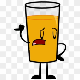 Clipart Beer Spilt - Glass Clipart, HD Png Download - orange juice glass png