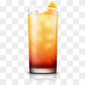 Rum Swizzle, HD Png Download - orange juice glass png