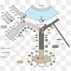 Map Of Terminal 1 Toronto Pearson Airport - Yyz Terminal 1 Air Canada ...