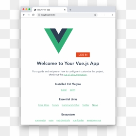 Vue App With The Auth0 Login Button - Nw Js Desktop App, HD Png Download - login button image png