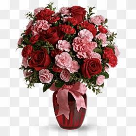 The Dance With Me Bouquet With Red Roses - Bouquet Of Roses, HD Png Download - red rose bunch png