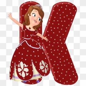 Alphabet Sofia The First Letters, HD Png Download - 1st birthday png red