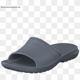 Women"s Crocs Classic Slide Smoke - Slipper, HD Png Download - slipper png