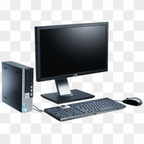 Dell Optiplex 7060 With Monitor, HD Png Download - dell desktop png