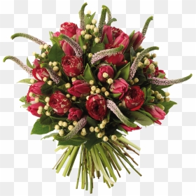 Transparent Bouquet Basket Png - Flower Bouquet, Png Download - red rose bunch png