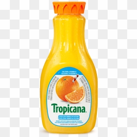 Tropicana® 100 % Pure Orange Juice With Added Calcium - Tropicana, HD Png Download - orange juice glass png