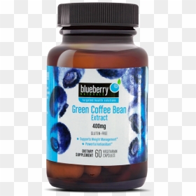 Blueberry Grape Seed Extract, HD Png Download - green coffee bean png