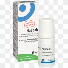 Hyabak-lr, HD Png Download - eye drops png