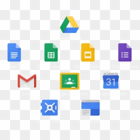 G Suite Edu Logos V3 Wtrans - G Suite For Education, HD Png Download - suite png