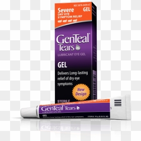 Genteal® Tearssevere Lubricant Eye Gel - Genteal Eye Gel, HD Png Download - eye drops png