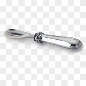 Buccellati - Flatware - Caviar Spoon - Silver - Tongs, HD Png Download - steel spoon png