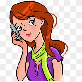 Girls Clipart Lifeguard - Girl Calling Clipart, HD Png Download - calling girl png
