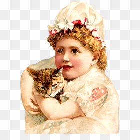 Cat, HD Png Download - small girl png