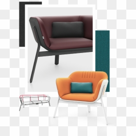 Club Chair, HD Png Download - wooden sofa set png