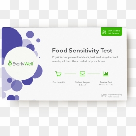 Everlywell Food Sensitivity Test, HD Png Download - blood test png