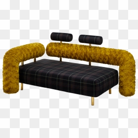 Charly - Studio Couch, HD Png Download - wooden sofa set png