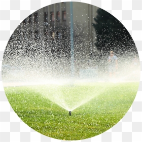 Water Waste - Irrigation Sprinkler, HD Png Download - water grass png