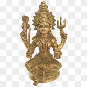 Durgai Amman Brass Statue With Sulam - Durga, HD Png Download - kali mata images png