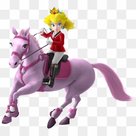 Msogt Peach Equestrian - Mario And Sonic At The Olympic Games 2020 Princess, HD Png Download - horse riding png
