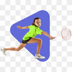 Badminton Coaching - Racketlon, HD Png Download - badminton smash png